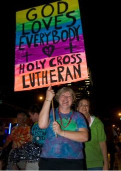 Sign at Gay Pride Parade - Statesman